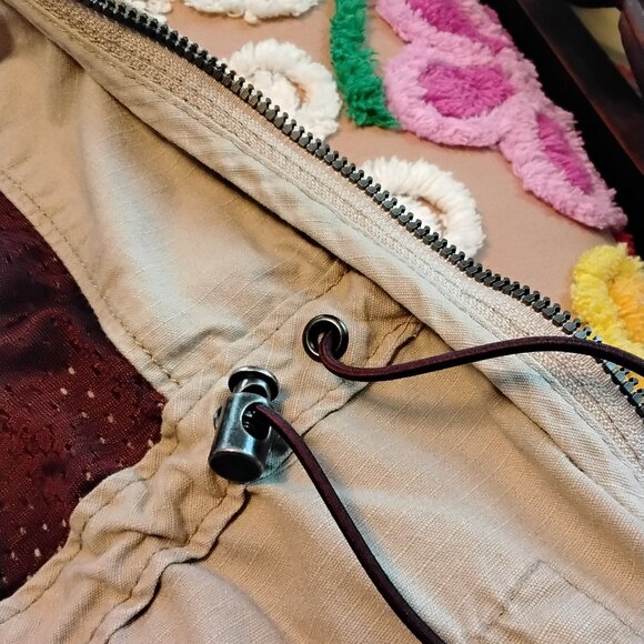 CARHARTT LIGHT TAN/ KHAKI HOODED UTILITY JACKET WOMEN'S SZ MED. - Picture 11 of 16